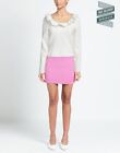 RRP €1090 ALEXANDER McQUEEN Jumper Size M White Ruffle Long Sleeve Made in Italy
