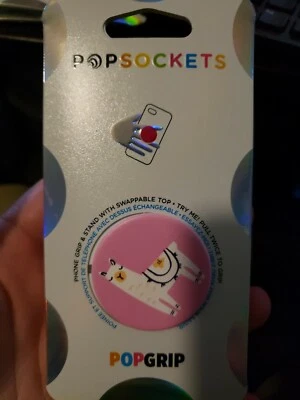 PopSockets Phone Grip Llama Glama POPGRIP PopSocket Swappable Top New - Image 1 of 3