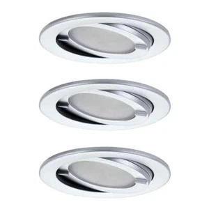 3X Instalación de Iluminación Muebles Set Micro Line Orientable Cromo Mate IP44 - Imagen 1 de 4
