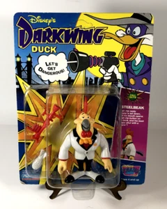 Vintage 1991 Darkwing Duck Playmates Steelbeak Figure- Some bubble damage - Picture 1 of 23