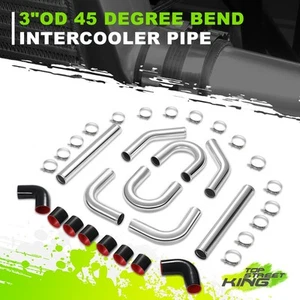 180 Degree U-Bend Piping 14 Gauge 3"OD Aluminum Exhaust Turbo Intercooler Pipe - Picture 1 of 6