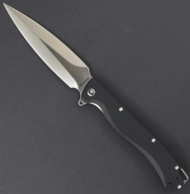 Daggerr Knives Folding Knife 4.63" VG-10 Steel Dagger Blade G10/Stainless Handle - Image 1 of 4