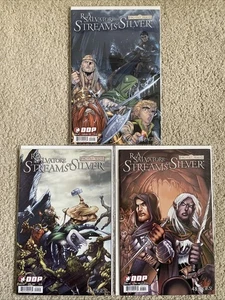 Juego completo D&D Forgotten Realms Streams of Silver #1-3 2007 DDP Comics Drizzt - Imagen 1 de 4
