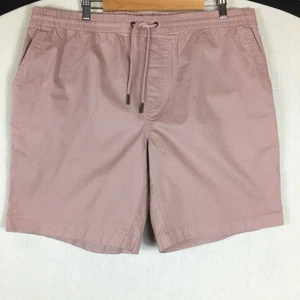 NEXT Shorts Dusky Blush Pink Size XL Pockets Elastic Waist Drawstring Holiday - Picture 1 of 20
