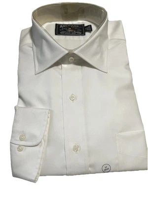Nueva Camisa de Vestir American Living Blanca Manga Larga Botón Para Hombre 17 36/37 XL Foto 1 de 3