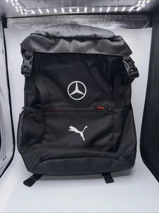 NWT Puma Mercedes Benz Laptop Backpack Black Red Drawstring Dura Base Bag - Picture 1 of 5