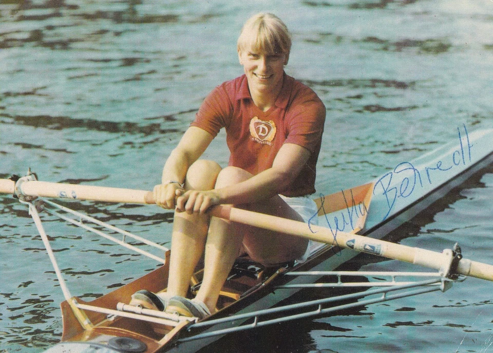 Autogramm - Jutta Hampe (Rudern) - DDR-Karte - Bild 1 von 1