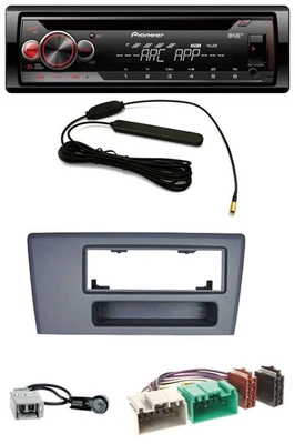Pioneer CD USB AUX DAB MP3 Autoradio für Volvo S60 S70 C70 V70 00-03 dunkelgrau - Bild 1 von 4