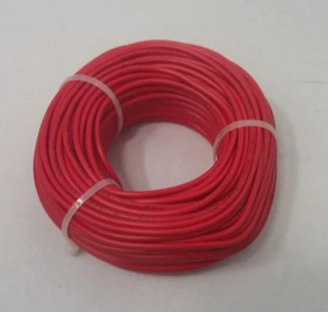 18 AWG tinned copper stranded hook up wire, 100 feet RED UL1015 - Picture 1 of 1