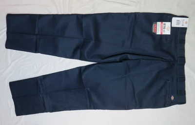 DICKIES МУЖСКИЕ РАБОЧИЕ БРЮКИ 46 X 32 874 ТЕМНО-СИНИЙ ОРИГИНАЛЬНЫЙ КЛАССИЧЕСКИЙ FLEX 11874DN НОВЫЙ С ЯРЛЫКАМИ - Изображение 1 из 4
