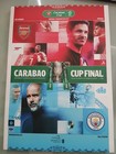 2026 CARABAO CUP FINAL PROGRAMME ARSENAL MANCHESTER CITY NT TICKET SHIRT