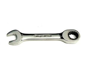 Snap On Tools NEW OXKRM10 10mm Metric 0° Offset STUBBY Ratcheting Combo Wrench - Bild 1 von 8