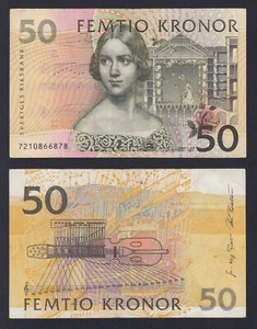 Banknote Sweden 50 Kronen 1997 P 62a BB / VF - Imagen 1 de 1