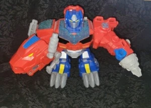 Playskool Transformers Rescue Bots Optimus Primal 9" T-Rex Dinosaur - Picture 1 of 3