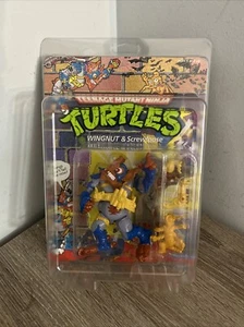 Wingnut & Screwloose Teenage Mutant Ninja Turtles TMNT 1990 Playmates Unpunched - Picture 1 of 8