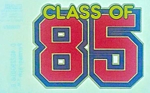 Original Vintage Class of 85 Mini Iron On Transfer - Picture 1 of 1
