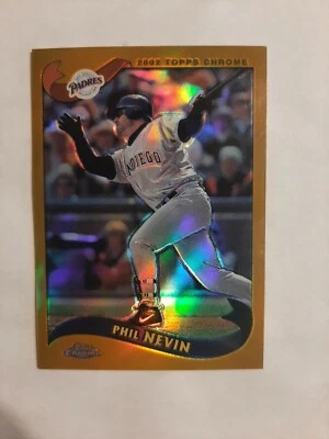 2002 Topps Chrome Baseball Gold Refractor  #78 Phil Nevin - Image 1 of 2