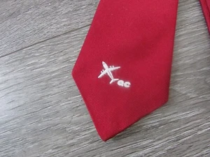Aeroplane Plane & Initials QC Aviation Interest Tie by Eric Ward Associations - Picture 1 of 8