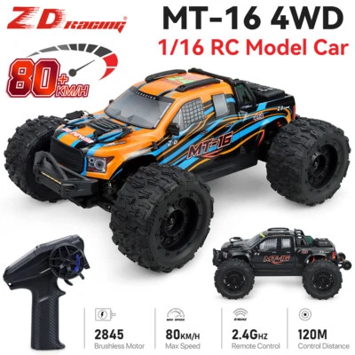 ZD Racing MT-16 RC-Auto 1:16 4WD 2,4 GHz 4 CH Fernbedienung Geländewagen 80km/h - Bild 1 von 4