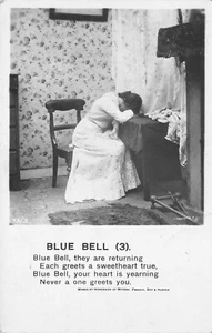 POSTCARD - BAMFORTH SONG CARD - WW1 - BLUE BELL 3 - NO NUMBER - EARLY - Picture 1 of 2