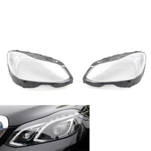 2X Headlight Lens Headlamp Cover Fit For Benz W212 E350 E400 E500 E550 14-16 Top - Picture 1 of 6