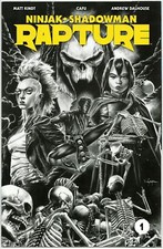 RAPTURE #1 1:50 MICO SUAYAN B&W SKETCH VARIANT FIRST PRINT VALIANT COMICS VEI NM
