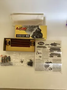 HO Scale Kadee L-102-B 42’ “Skeleton” Log Flat & Logs - Picture 1 of 2