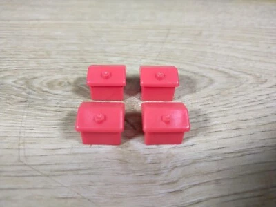 Parker 2007 edición Monopoly Los Simpson - piezas de juego de repuesto - 4 hoteles Foto 1 de 3