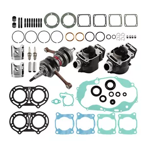 Complete Crankshaft Cylinder Engines Rebuild Kit For Yamaha Banshee 350 YFZ350 - Foto 1 di 13