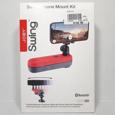 JOBY Swing Phone Mount Kit Bluetooth Electronic Slider BallHead Phone Mount New - Image 1 of 4