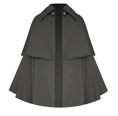 Capa gótica steampunk vitoriana medieval renascentista pirata ocidental - Imagem 1 de 2