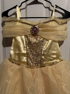 Authentic Disney Belle Dress Size 7/8 - Picture 1 of 6