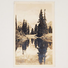 Carte postale vintage Mount Rainier and Mirror Lake