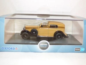 Oxford Diecast Escala 1/43 Rolls-Royce Phantom 3 SdV HJ Mulliner Fawn/Negro - Imagen 1 de 3