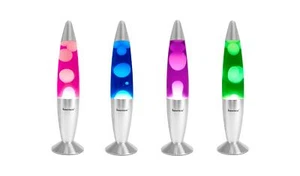 Innoteck Contemporary 13'' Lava Lamp Night Light Peaceful Motion Relaxation - Picture 1 of 20