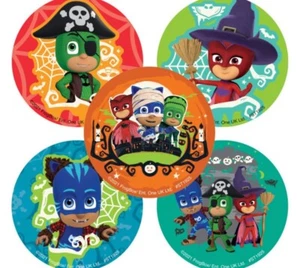 25 PJ Masks Halloween Stickers Party Favors Teacher Supply trick or treat - Picture 1 of 1