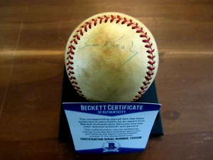 BRUCE BOCHY HOUSTON ASTROS GIANTS MGR ROOKIE SIGNED AUTO FEENEY GU BASEBALL BAS - Picture 1 of 3