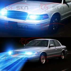 For FORD Crown Victoria 1998-2011 9007 HB5 8000K LED Headlight Bulbs Hi-Lo beam - Picture 1 of 11