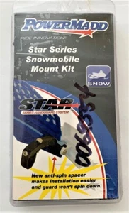 SNOWMOBILE MOTORCYCLE ATV ADD ON MIRROR SET Powermadd 34289 HANDGUARD SET  - Picture 1 of 4