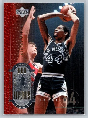 Baloncesto 1999-00 Upper Deck Legends #38 George Gervin - En muy buen estado - San Antonio Spurs Foto 1 de 2