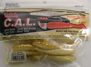 Señuelos DOA CAL 309 Shad 3" Color 309 Brillo Oro Fiebre 12CT Foto 1 de 1