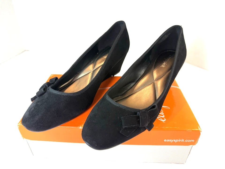 Easy Spirit 鞋高跟鞋女式 10.5 W 黑色 Esshyma 25021153-7AC 阅读 — 第 1/4 张图片