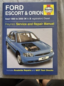 Ford Escort & Orion Diesel (Sept 90 - 00) H To X... - Haynes Publishing - Picture 1 of 4