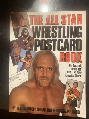 The All Star Wrestling Postcard Book WWF Vtg 1985 Uncut Hulk Hogan Excellent - Image 1 of 4