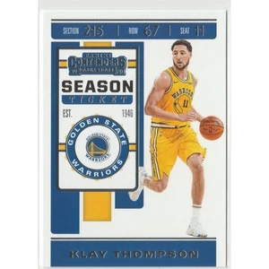 2019-20 Panini Contenders #62 Klay Thompson Season Ticket Golden State Warriors - Picture 1 of 2