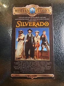 Silverado VHS Kevin Kline, Scott Glenn, Rasanna Arquette, Kevin Costner, Glover - Picture 1 of 13