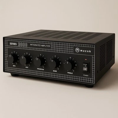 Muzak Series 3000 Integrated Professional Amplifier T3130BGM - Image 1 of 4