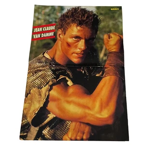 Jean Claude Van Damme,Richard Dean Anderson,A3 Double Side Vintage Poster,1990s - Picture 1 of 11