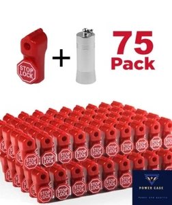 Anti Sweep Theft Stop Lock 6mm Red Retail Shop Security Display HookLock 75+1key - Picture 1 of 1