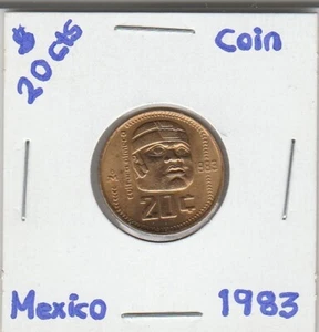 Mexico: $ 20 CtS Super Coin 1983 Banco de Mexico. - Picture 1 of 2